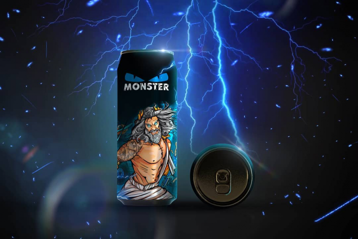 Концепт оформления для Энергетика Monster