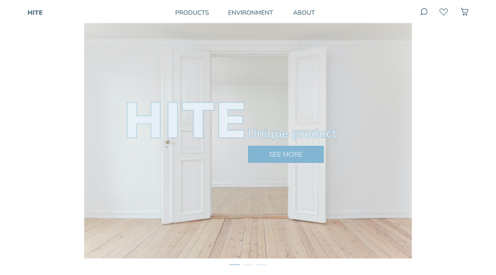 Дизайн сайта мебельного магазина "Hite"