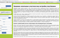 Наполнение сайта, Риелторская компания