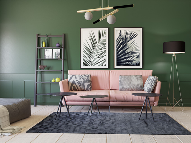 Визуализация студии в нео-классическом стиле