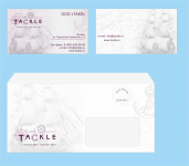 конверт и визитка TACKLE