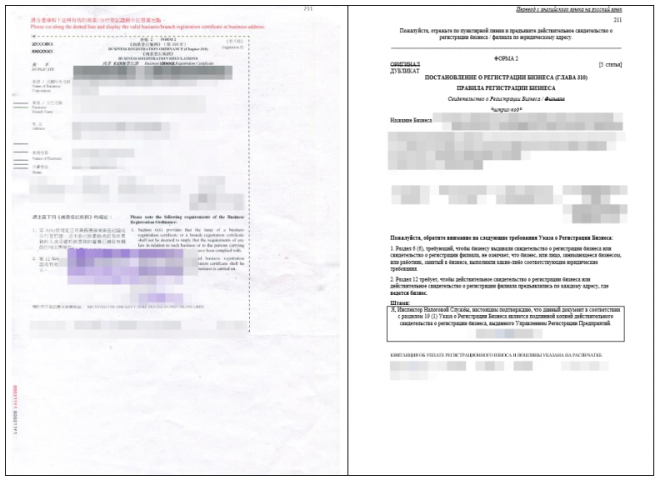 Регистрация бизнеса