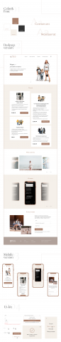 Landing page для стилиста