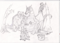 Эскиз к скульптуре