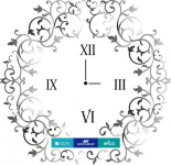 Сувенирные часы из керамической плитки