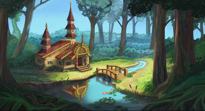 the house of Vasilisa the Beautiful
