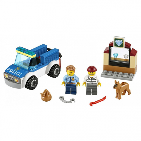 Детский конструктор LEGO City 60241 Полицейский отряд с собакой