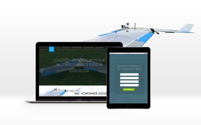 Landing Page для Беспилотного Летательного Аппарата