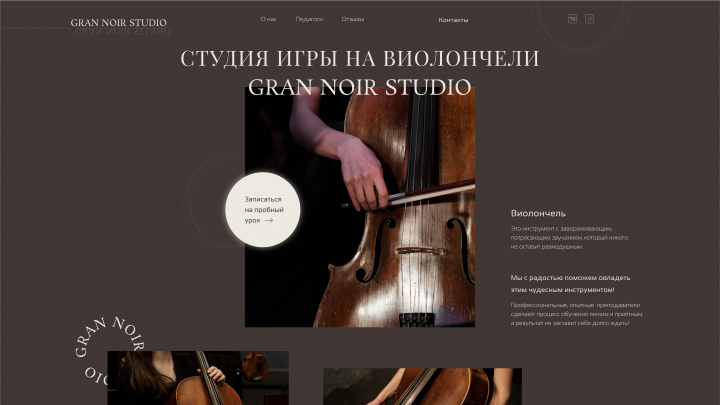 Студия игры на виолончели