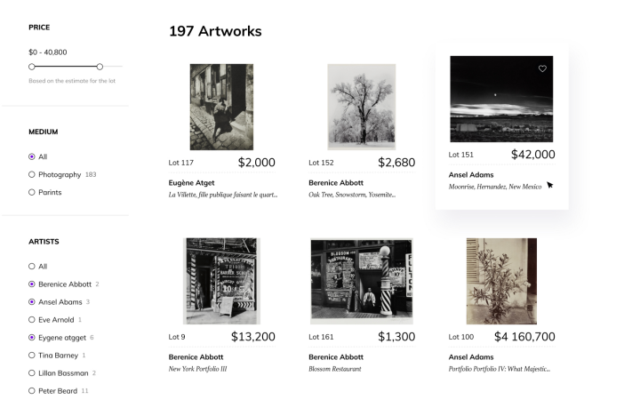 Сайт для «покупки искусства»