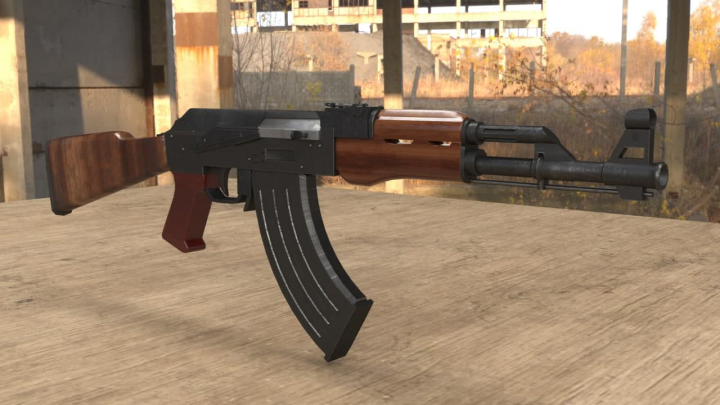 AK-47 | 3Ds Max Modeling