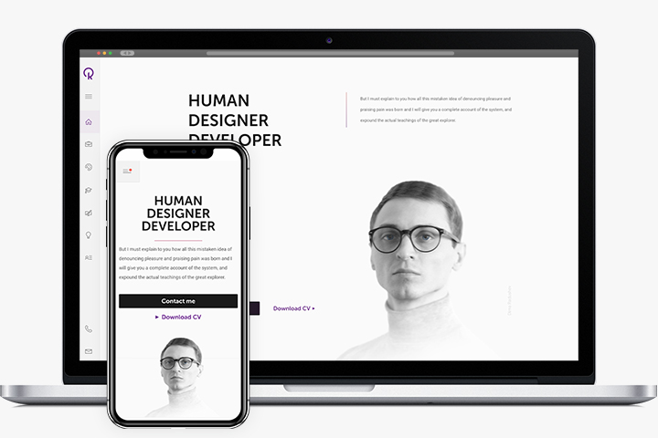 Сайт "под ключ" для собственного бренда "WebdesignOK.com"
