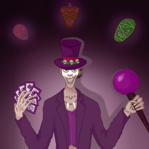 Харизматичный персонаж из мультика " Приныесса и лягушка"