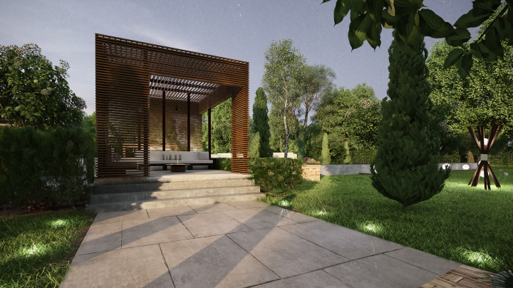 Малые архитектурные формы в проекте Ростовская обл.