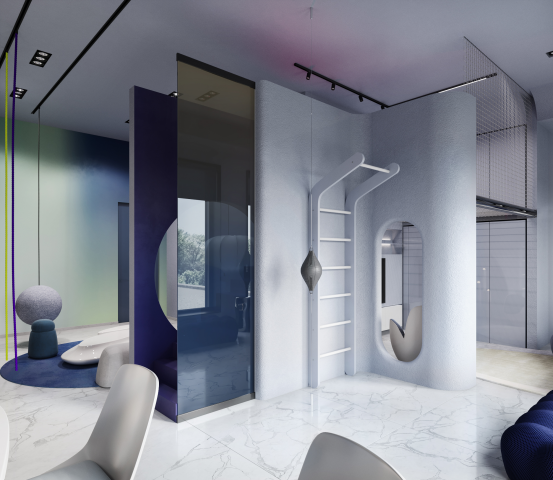 Детская комната в стиле Футуризм 2021г.