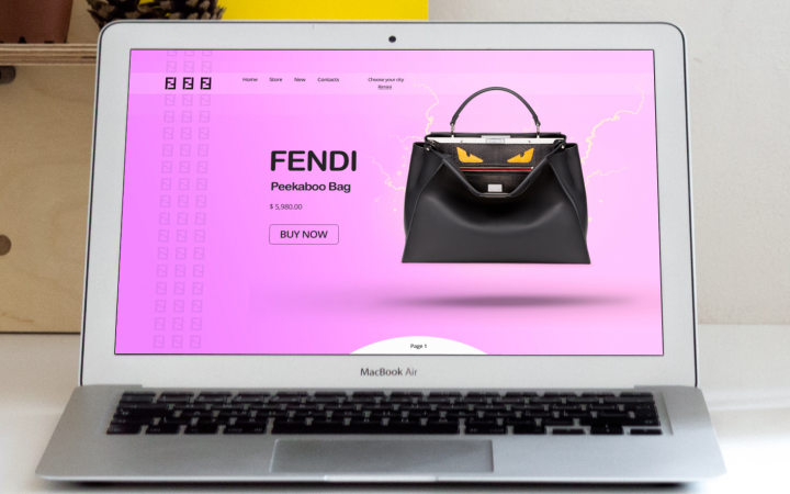 Первая страница для Fendi