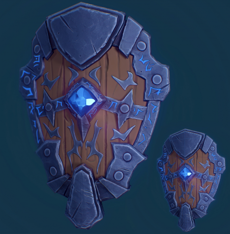The knight’s shield