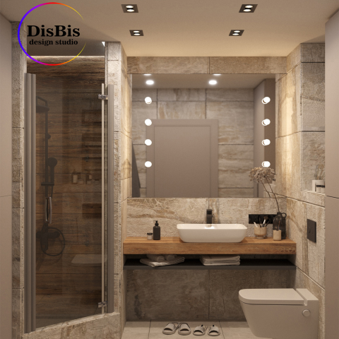 Дизайн-проект ванной г.Самара ул. Пушкина