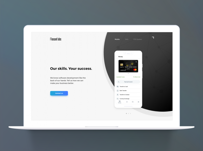 Flexsent Labs Landing Page