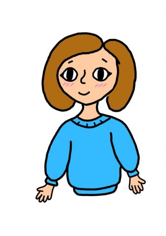 Рисунок человека в моём стиле.