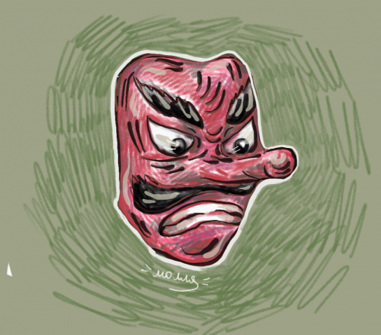 Иллюстрация в программе Adobe Photoshop