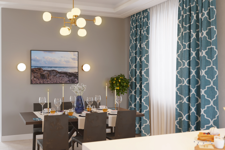 Обеденная зона кухни