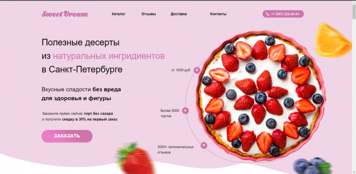 Торты без сахара