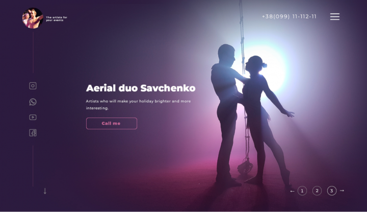 Aerial artist