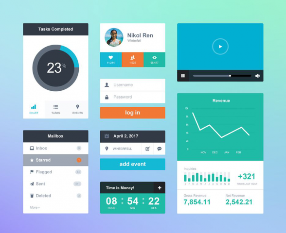 интерфейс планшета