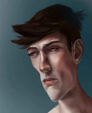 Мужской портрет. Стилизация.