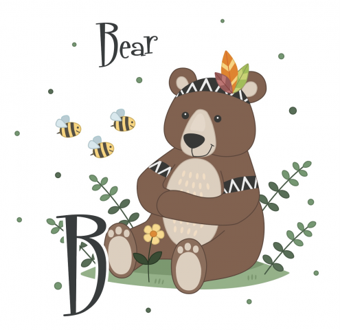 2D персонаж в векторе