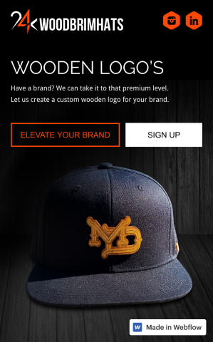 Wooden Logo's Cайт для создания и продвижения бренда