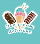 логотип Ice cream delicious