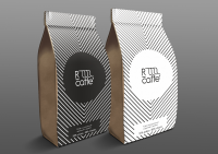 Дизайн лого и упаковки для Ruscoffee