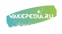 Wakepedia.ru - логотип для сайта школы вейкбординга Юрия Пашкова