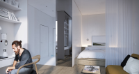 Minimalist apartment in Kiev, 2016