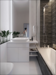 Minimalist apartment in Kiev, 2016