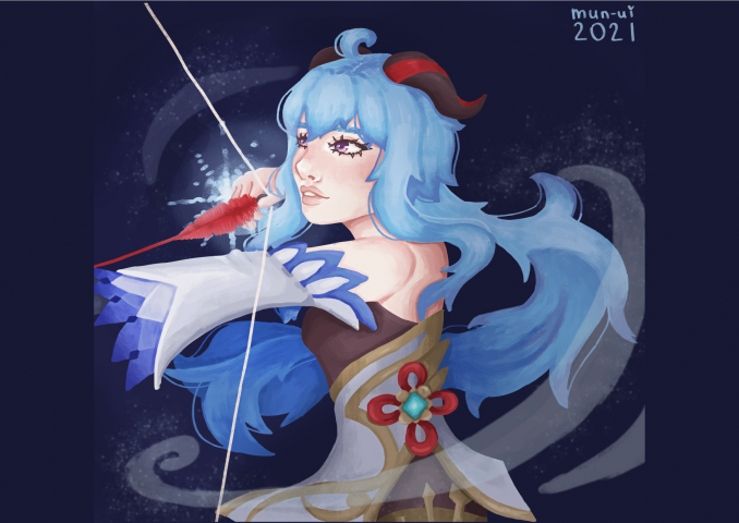 Детальная работа персонажа по пояс