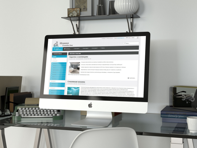 Сайт каталог для продажи мозаики