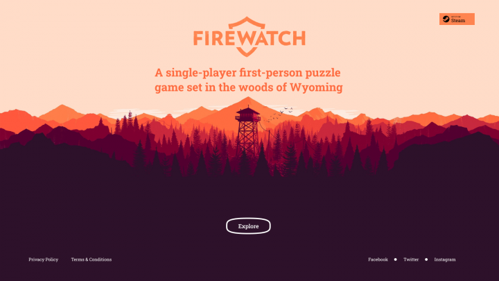Web-Design FireWatch Game