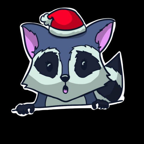 Стикер Енот