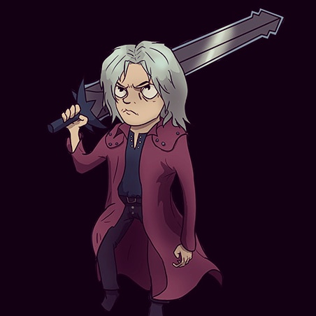 Стикер Данте