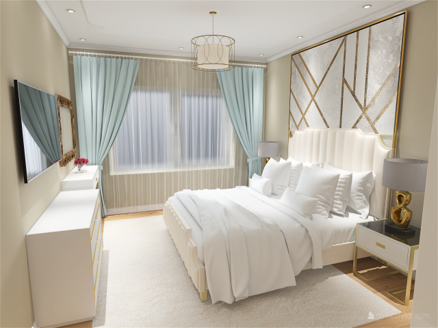 спальня в стиле арт деко