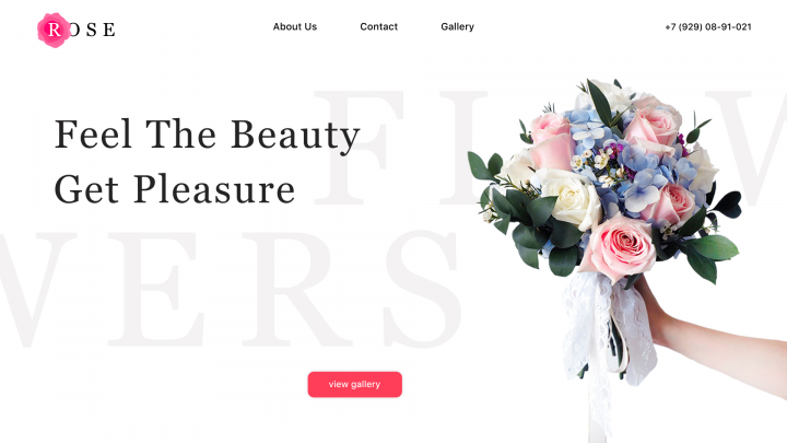 Landing page | Цветочный магазин