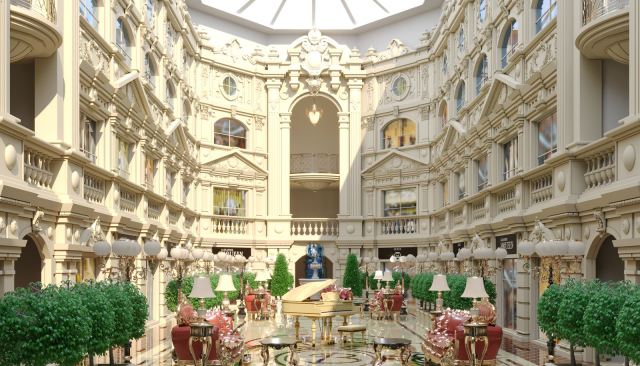 Визуализация торгового центра
