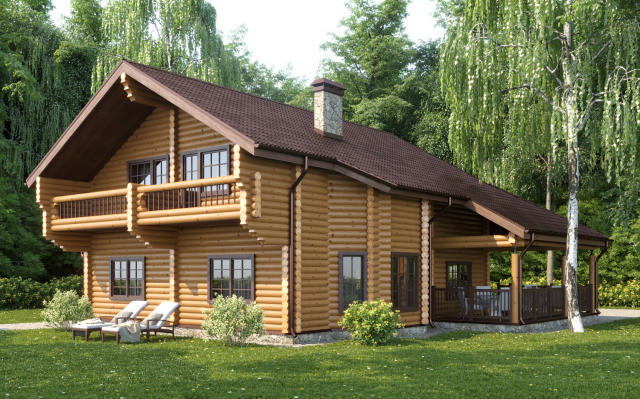 Визуализация коттеджа