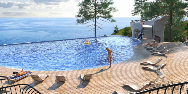 Моделирование и визуализация оздоровительного комплекса