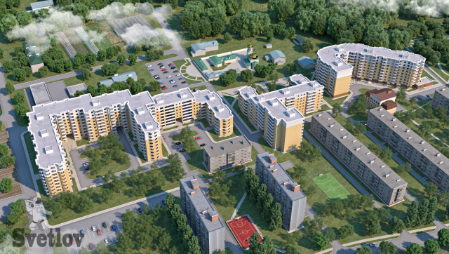 Моделирование и визуализация жилого комплекса