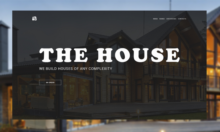 Строительный Landing Page