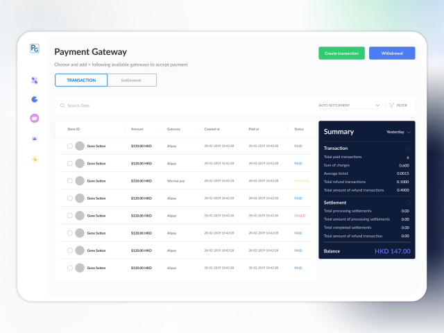 UI Payment Gateway